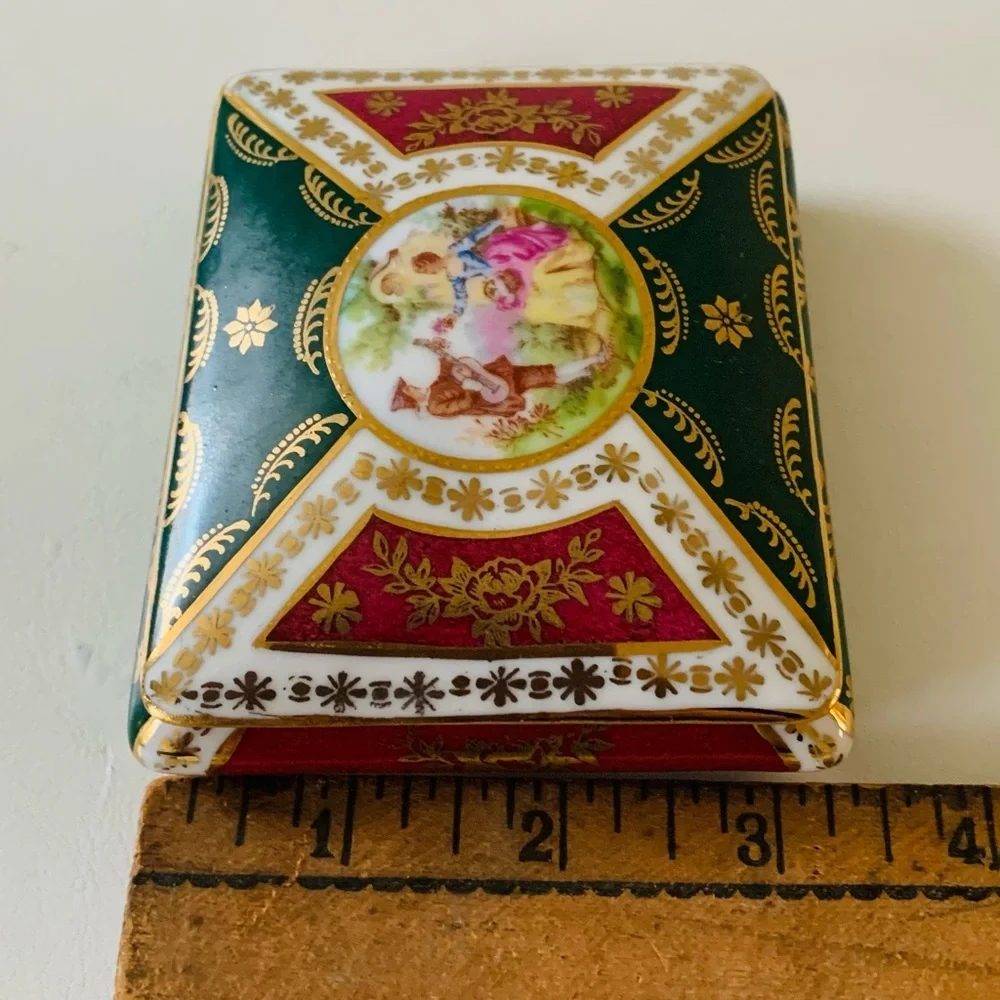 Porcelain trinket box from West Germany